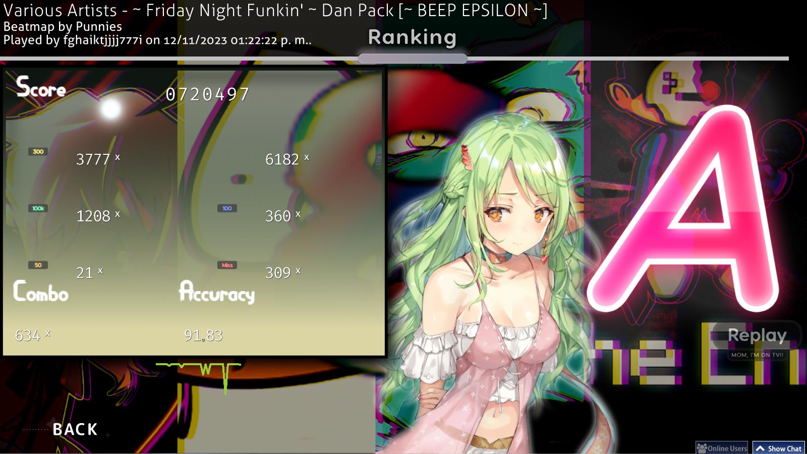 SimplyPerfect  A re-creation of pl0x osu! skin [Friday Night Funkin']  [Mods]